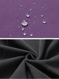 Diamond Candy Womens Rain Jacket Waterproof with Hood Lightweight Hiking Jacket Purple