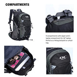 Diamond Candy Hiking Backpack Waterproof 40l Outdoor Backpacks for Men and Women with Rain Cover