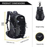 Diamond Candy Hiking Backpack Waterproof 40l Outdoor Backpacks for Men and Women with Rain Cover