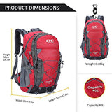 Diamond Candy Hiking Backpack Waterproof 40l Outdoor Backpacks for Men and Women with Rain Cover