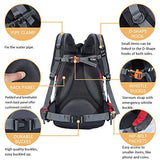 Diamond Candy Hiking Backpack Waterproof 40l Outdoor Backpacks for Men and Women with Rain Cover