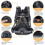 Diamond Candy Hiking Backpack Waterproof 40l Outdoor Backpacks for Men and Women with Rain Cover