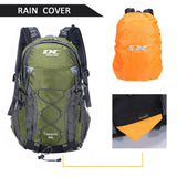 Diamond Candy Waterproof Hiking Backpack 40L with Rain Cover for Outdoor Army Green