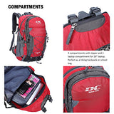 Diamond Candy Hiking Backpack Waterproof 40l Outdoor Backpacks for Men and Women with Rain Cover