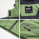 Diamond Candy Waterproof Rain Jacket Women Lightweight Outdoor Raincoat Hooded for Hiking Green