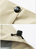 Diamond Candy Womens Rain Jacket Waterproof with Hood Lightweight  Hiking Jacket Khaki