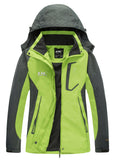 DC Diamond Candy Womens Rain Jacket Waterproof Winter Coat with Hood Windproof Lightweight Hiking Jackets for Ski