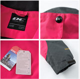 Diamond Candy Womens Rain Jacket Waterproof with Hood Lightweight Hiking Jacket Hot Pink
