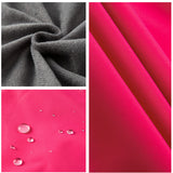 Diamond Candy Womens Rain Jacket Waterproof with Hood Lightweight Hiking Jacket Hot Pink