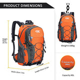 Diamond Candy Hiking Backpack Waterproof 40l Outdoor Backpacks for Men and Women with Rain Cover