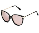 Diamond Candy Classic Round Polarized Sunglasses Vintage Mirrored Glasses For Women